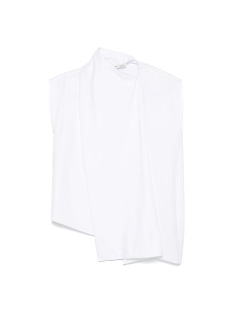 Carven scarf-detail blouse