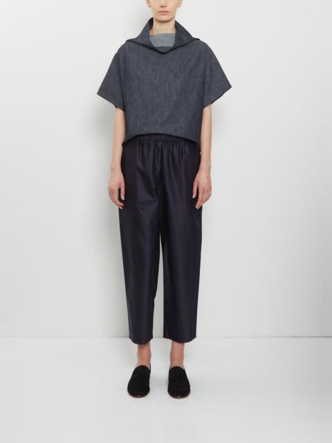 DUŠAN Carrot Cotton Pants — Midnight