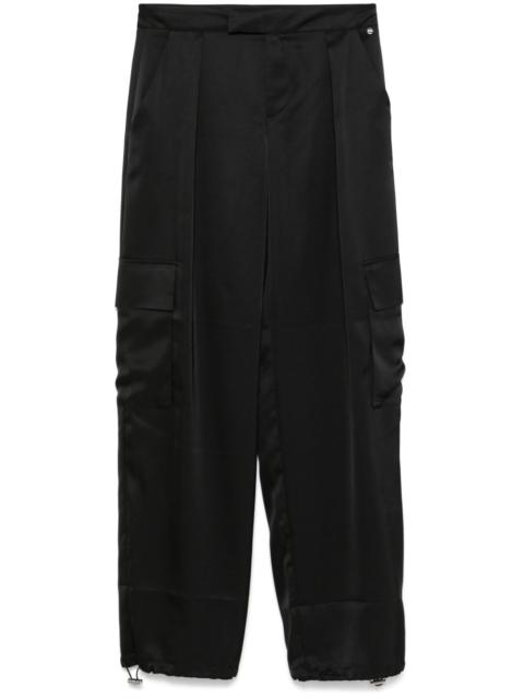 BOSS satin cargo pants