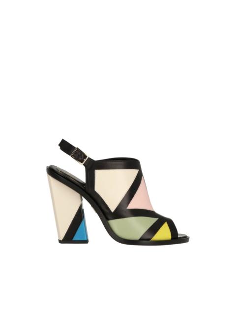 Roger Vivier geometric strap sandals