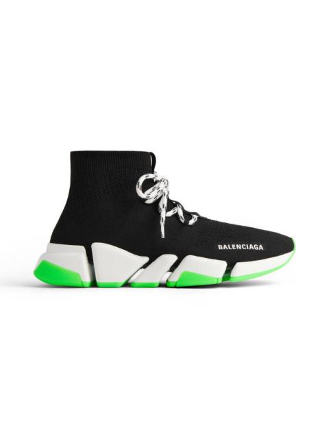 Men's Speed 2.0 Lace-up Recycled Knit Sneaker  in Black