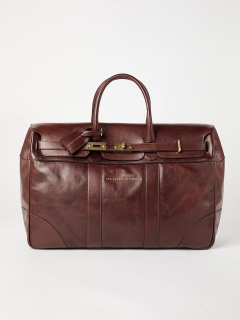 Brunello Cucinelli Calfskin Country Weekender bag