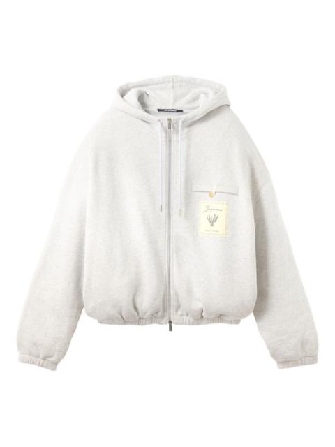 JACQUEMUS Le Torneo zip-up hoodie