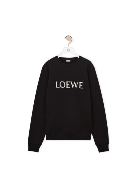 Loewe Regular fit sweatshirt in cotton