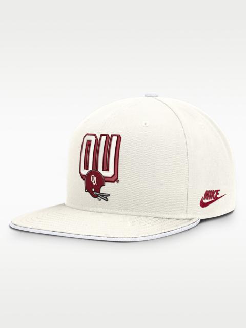 Nike Oklahoma Legacy Letter & Mascot Pro Men's Nike Dri-FIT College Adjustable Hat