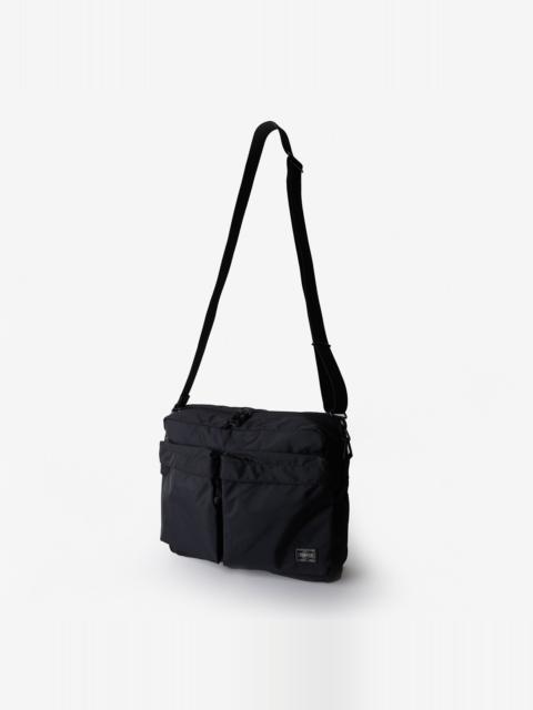 Iron Heart POR-FOR-SHL-BLK Porter - Yoshida & Co. - Force Shoulder Bag - Black