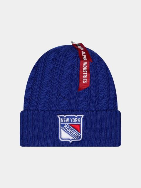 Nike NEW YORK RANGERS X ALPHA X NEW ERA SHORT CUFF KNIT BEANIE