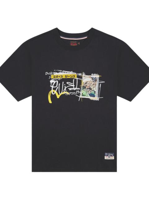 EVISU Handwriting Printed Tee "Black" 2EAHTM6TS1117RXCT-BLK