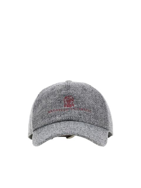 Brunello Cucinelli textured baseball cap