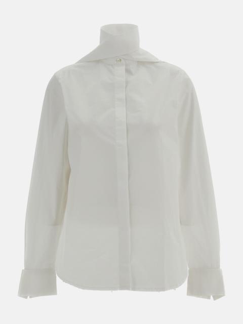 7 For All Mankind COTTON BLOUSE WITH A BOW