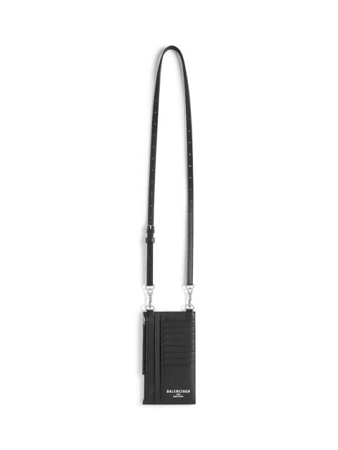 BALENCIAGA Men's Credit Phone Holder in Black