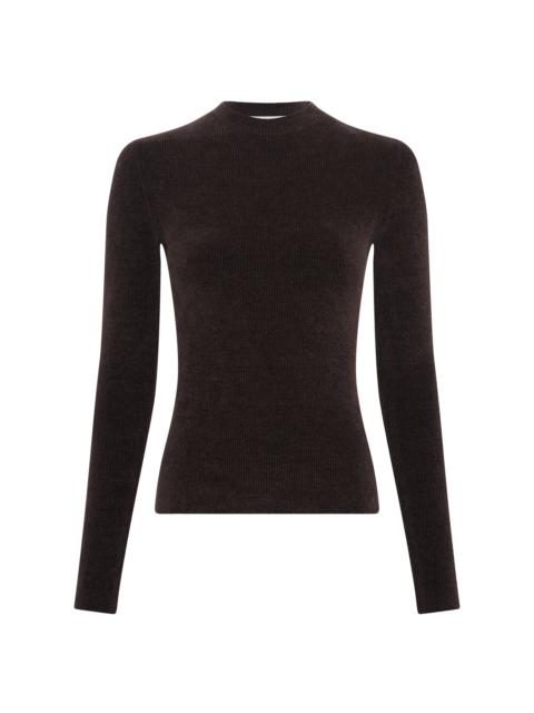GABRIELA HEARST Regent Knit Sweater in Chocolate Silk