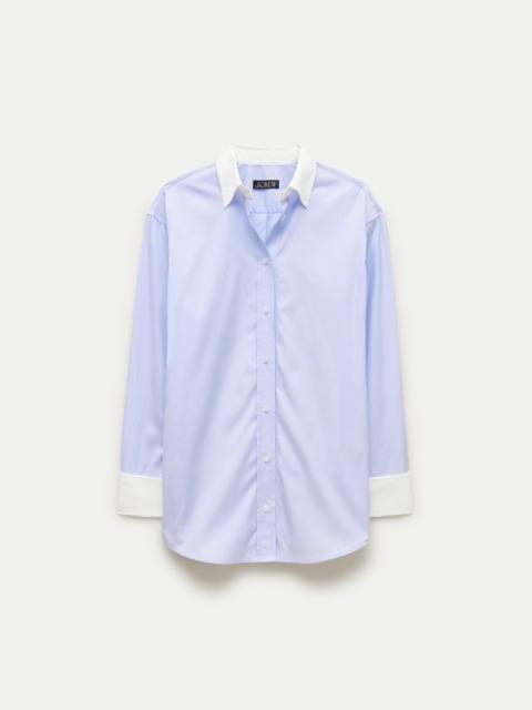 J.CREW Esme relaxed-fit button-up shirt in Greenwich poplin