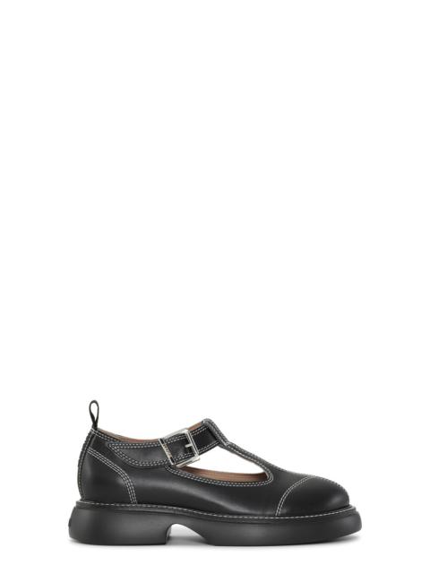 BLACK/WHITE EVERYDAY BUCKLE MARY JANE SHOES
