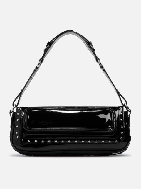 BY FAR MADDY PATENT LEATHER SHOULDER BAG