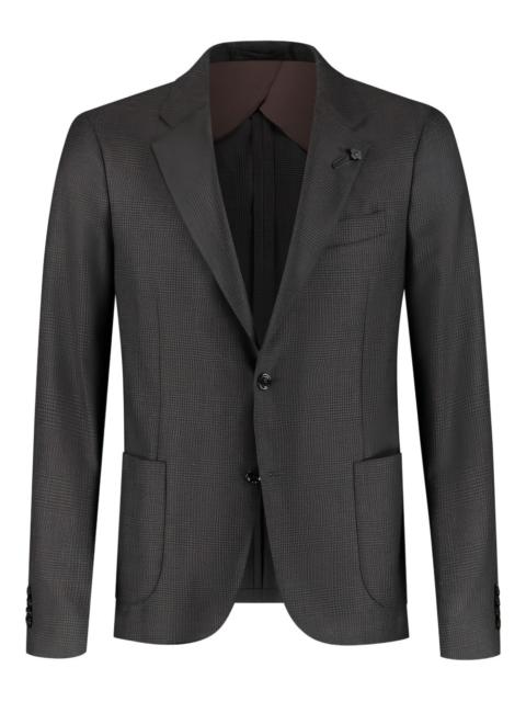 LARDINI check-pattern blazer