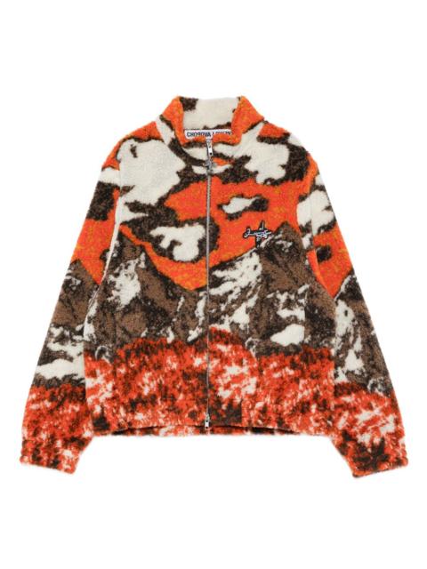 Chopova Lowena CL Airlines fleece jacket