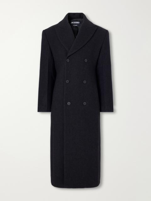 JACQUEMUS Le Manteau Tailleur Double-Breasted Wool-Blend Coat