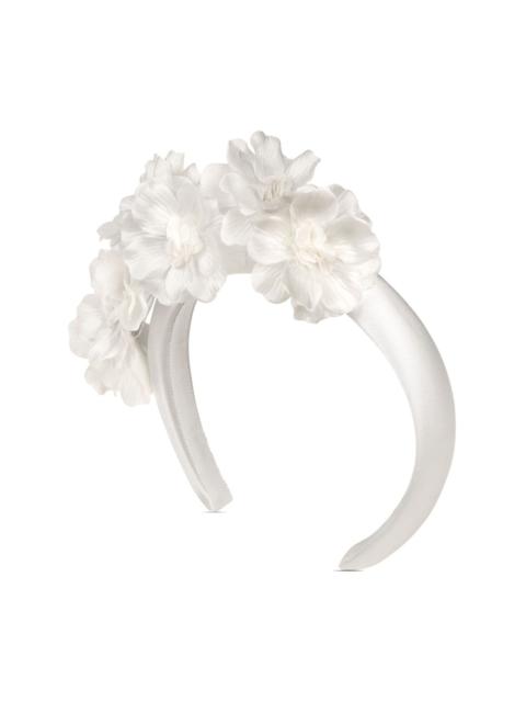 Gardinia floral-appliquÃ© headband