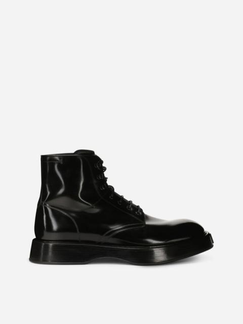 Dolce & Gabbana Brushed calfskin ankle boots