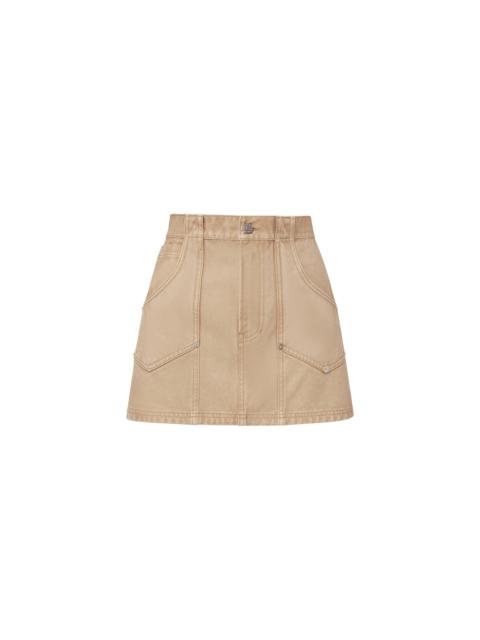 VERONICA BEARD STELENE DENIM SKIRT