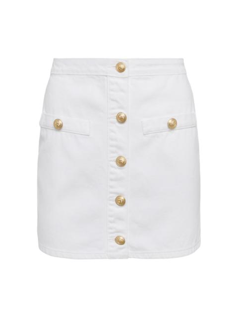 L'AGENCE Kris Denim Mini Skirt