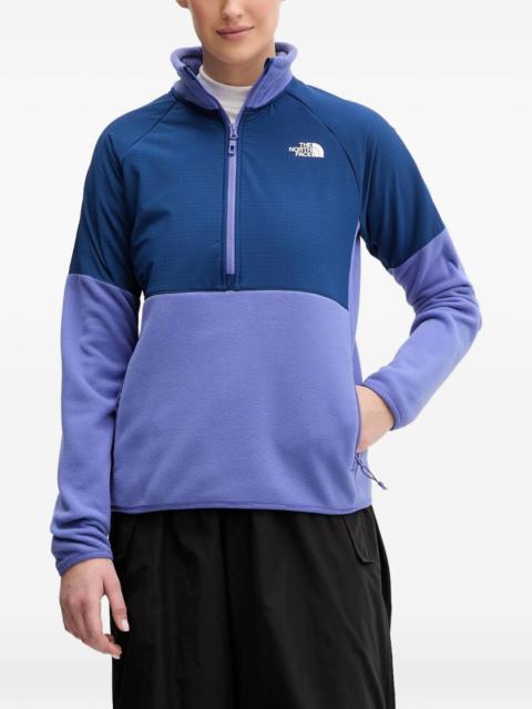 The North Face quarter-zip colour-block sweatshirt
