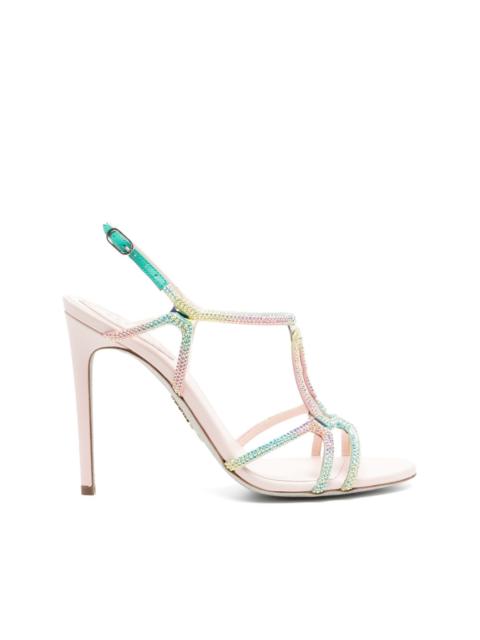 RENE CAOVILLA 100mm Peach-burano sandals