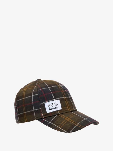 A.P.C. TARTAN CAP A.P.C X BARBOUR