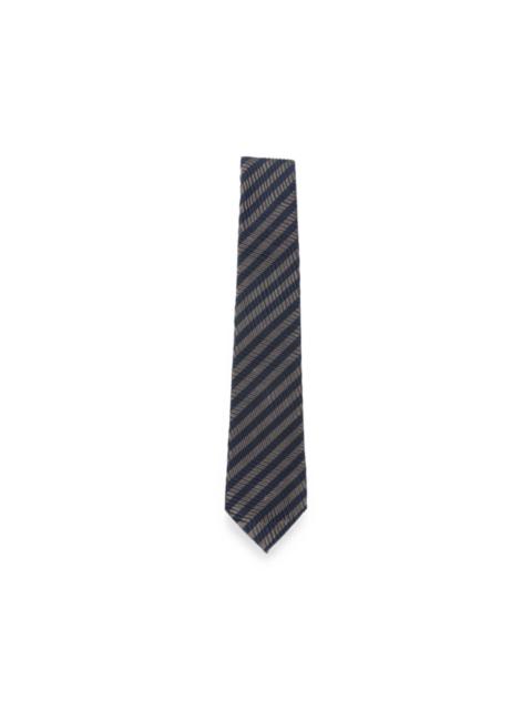 GIORGIO ARMANI diagonal-stripe tie