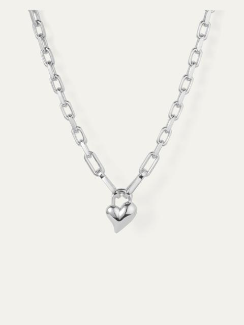 JENNY BIRD Padlock Heart Pendant Necklace
