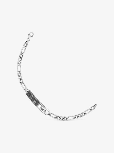 TOUS Aged silver chain Bracelet TOUS Man