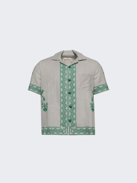 baziszt Tulum Short Sleeve Shirt Emerald