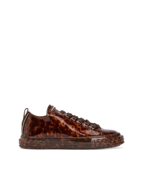 Giuseppe Zanotti Blabber tortoiseshell-effect leather trainers