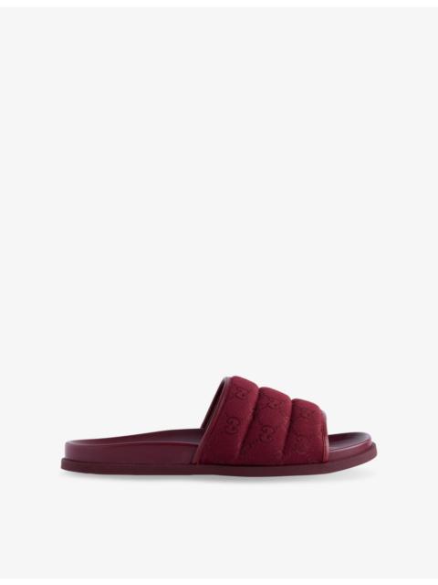 GUCCI Monogram Canvas Slides