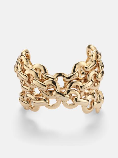 JENNIFER FISHER 14kt gold-plated cuff bracelet