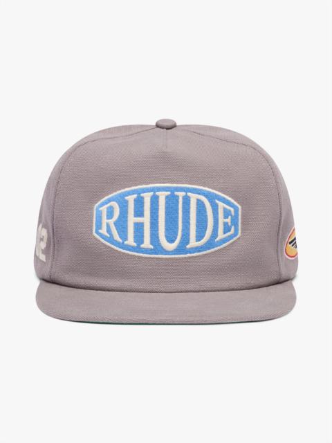 RHUDE RALLY WASHED CANVAS HAT