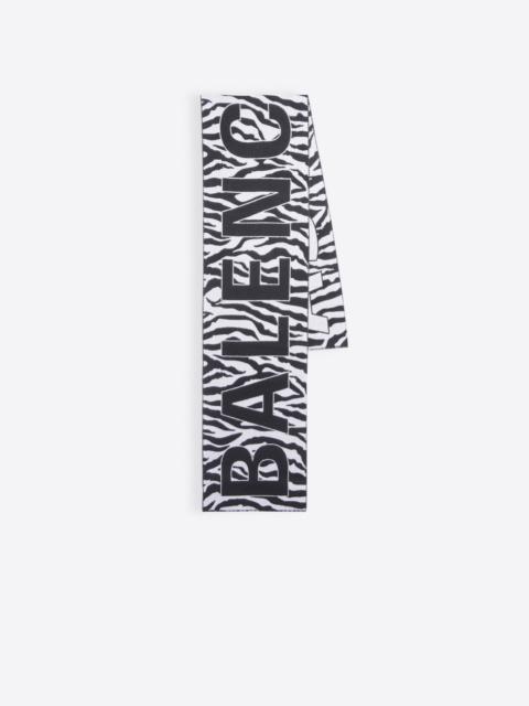 BALENCIAGA Zebra Scarf