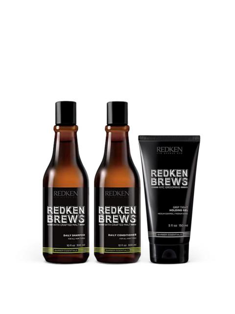 Redken Men's Wash & Style Set with Holding Gel