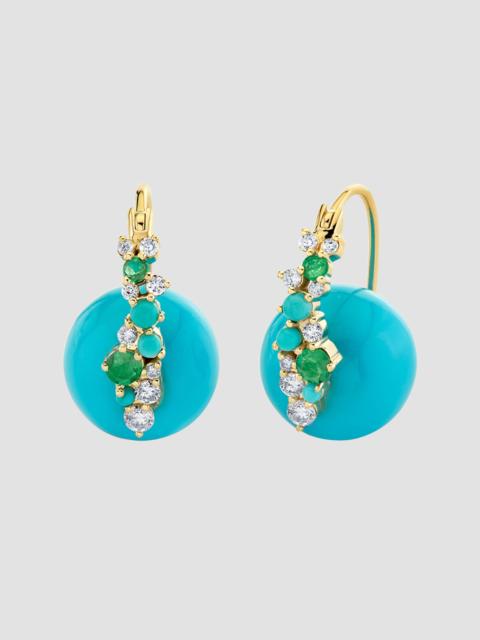 SYDNEY EVAN Women's Cocktail 14K Yellow Gold & Multi-Gemstone Drop Earrings - Gold