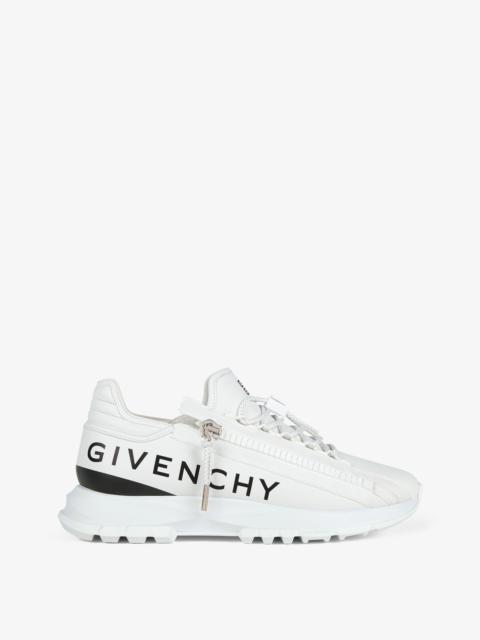 Givenchy SPECTRE RUNNER SNEAKERS IN LEATHER WITH ZIP