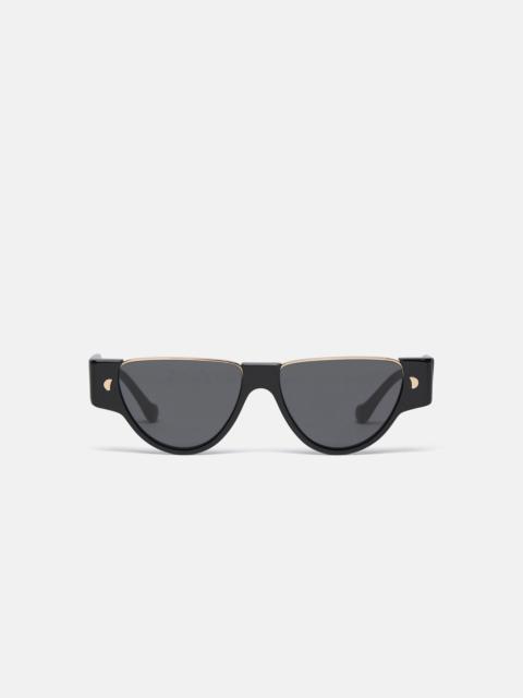 Nanushka Bio-Plastic Triangular Sunglasses
