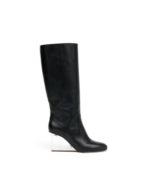 Maison Margiela 80mm leather knee-high boots