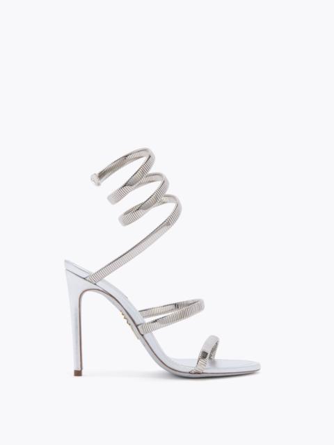 RENE CAOVILLA JUNIPER SILVER SANDAL 105