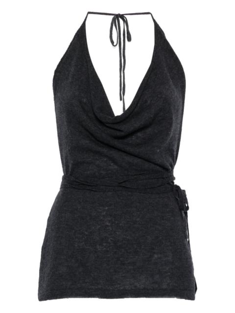 CORDERA halterneck tie top