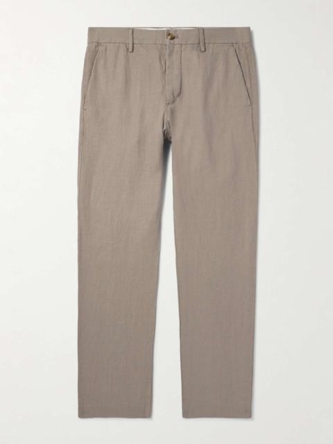 NN07 Theo 1454 Tapered Linen Trousers