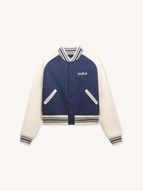 KENZO 'KENZO Juming Tiger' embroidered genderless varsity jacket in cotton