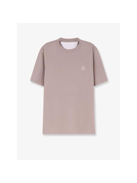 Brunello Cucinelli BRUNELLO CUCINELLI Cotton T-Shirt Beige New & Authentic (Men