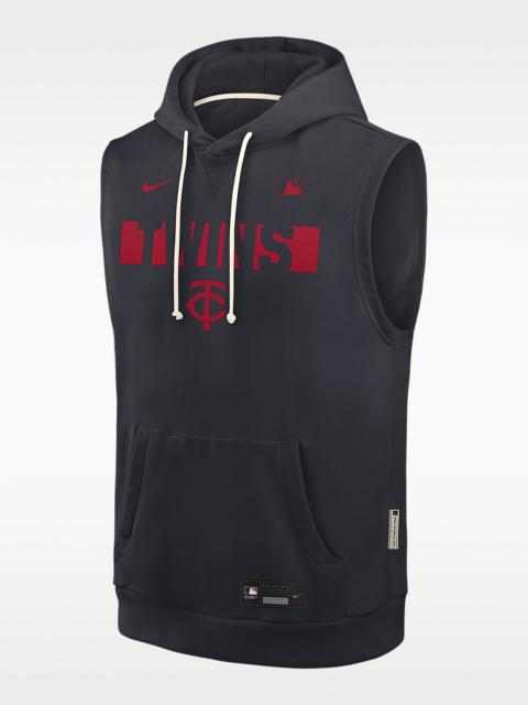 Nike Minnesota Twins Authentic Collection Standard Issue Men's Nike Dri-FIT MLB Sleeveless Pullover Hoodi
