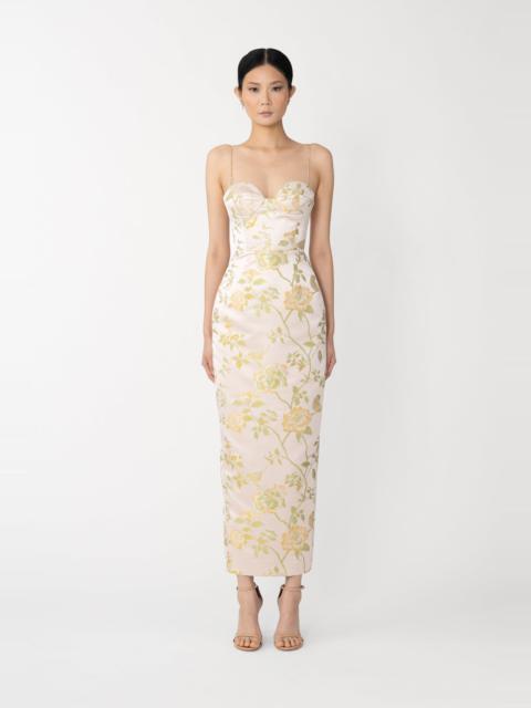 SAU LEE MARIELLE MIDI DRESS